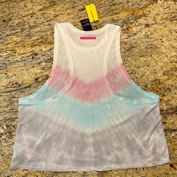 Eleven By Venus Williams Weekend Warrior Muscle Tank White Tie Dye Size Small - Picture 2 of 9